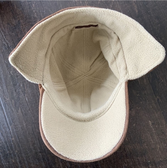 Territory Ahead Leather Insulated Fleece-lined Cap Hat with Ear & Neck Flaps - Picture 4 of 8